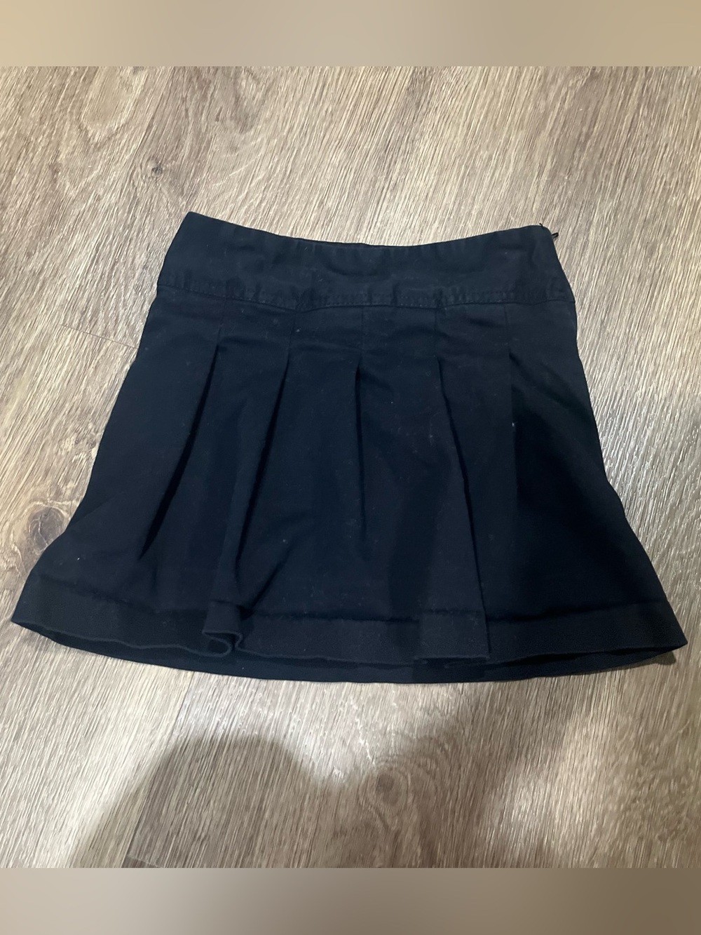 Place Black Pleated Mini Skort